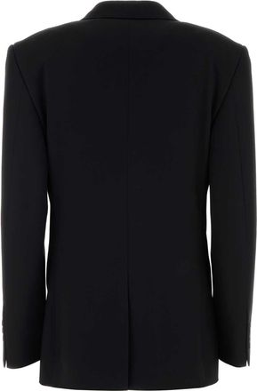 Balenciaga Womens Jacket Blazer Black Wool Blazers