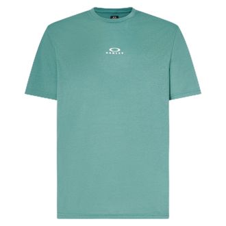 Oakley Mens Bark New Short Sleeve Tee, Dark Pacific, Large
