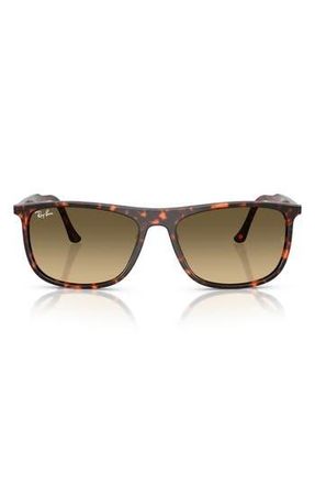 Ray-Ban 58mm Rectangle Sunglasses in Red Havana at Nordstrom Rack