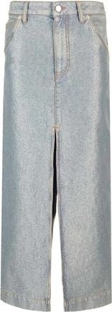 Darkpark Skirts - Dames - Spijkerrokken - Blauw - W28 - Rokken