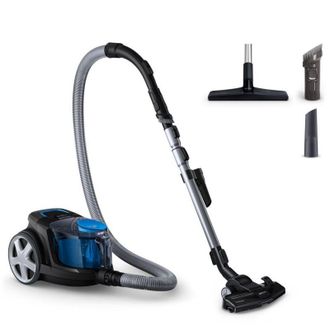 Philips Aspiradora De Trineo Sin Bolsa Fc9331/09 - 900 W - 1,5 L - Negro Intenso Y Azul