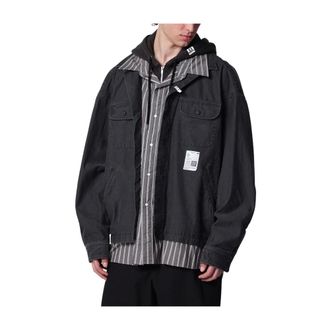 Miharayasuhiro Triple Layered L/S Shirt - male - MIHARA YASUHIRO - Light Jackets - Black - XS - Jackets