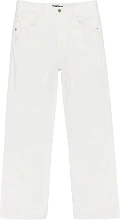 Purple P018 Rinsed Baggy White jeans