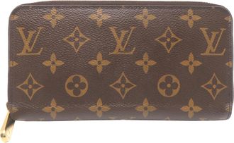 Louis Vuitton Fuchsia Monogram Leather Long Bill Wallet (Bi-Fold) (Pre-Owned)
