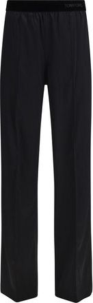 Tom Ford Black Silk Casual Womens Pants