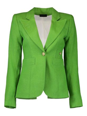 Smythe Duchess single-breasted blazer - women - Cotton/Cotton - 6 - Green