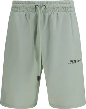 Off-white Bicolor Cotton Bermuda Mens Shorts
