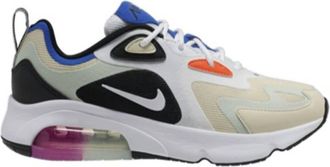 Nike Womens Air Max 200 Sneakers In Fossil/white/black/pistachio Frost