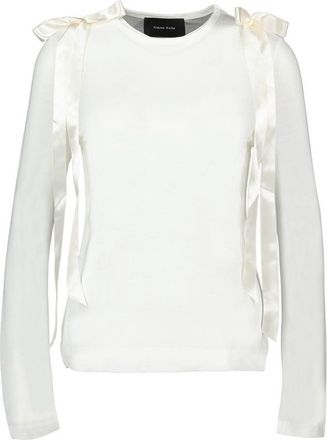 Simone Rocha Bow Tail T Shirt - Synthetic - White