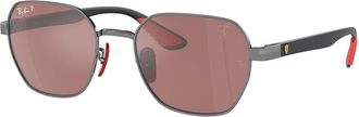 Ray-Ban RB3794M Polarized F001H2 Mens Sunglasses Gunmetal Size 54