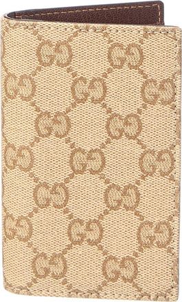 Gucci Essence Classic Gg Canvas Card Case