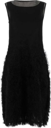 Maison Margiela Black Silk Retrograde Dress