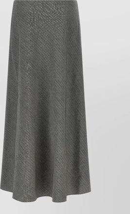 Alberta Ferretti chevron a-line maxi skirt