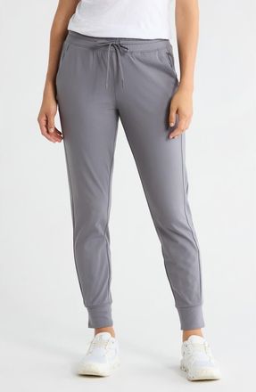Yogalicious PolarLux Maya Illusion Fleece Joggers in Storm Cloud at Nordstrom Rack, Size X-Small
