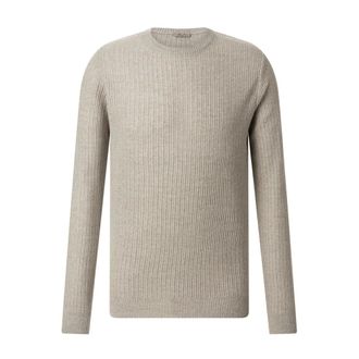 Stenstr&ouml;ms Round-neck Knitwear, male, Beige, Size: 2XL Round-neck Knitwear