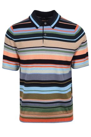 Paul Smith Mens SWEATER SS POLO MULTI COLOURED - Multicolour Cotton - Size X-Large