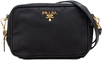 Prada Pre-owned Vintage Crossbody Bag - Dames - Pre-owned - Zwart - Maat: ONE Size Nylon