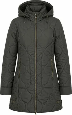 Danwear Jassen - Dames - Mantels - Groen - Maat: L Fleece