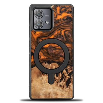 OEM Funda Bewood Unique Para Motorola Edge 40 Neo - Naranja Con Magsafe