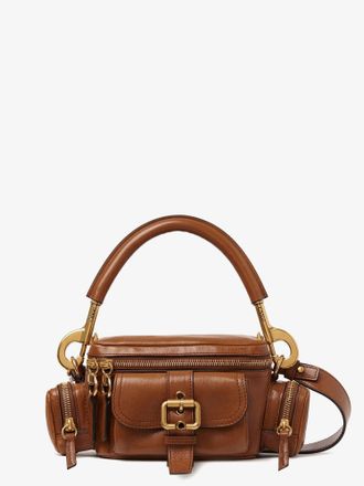 Chloé Borsa small double carry in pelle con dettaglio multitasche - CHLOE - gender_Woman