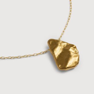 Monica Vinader Gold Fragments Bold Chain Necklace