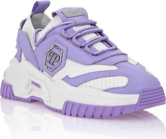 Philipp Plein Low-Top Sneakers Predator Unisex in White/purple at Nordstrom, Size 41