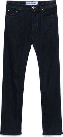 Jacob Cohen Handgemaakte Bard Jeans - Heren - Slim Fit Jeans - Blauw - W36 - Katoen - Jeans