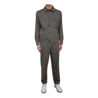 HUGO BOSS Kostuums, Heren, Grijs, XL, Polyester, Juliano Harly