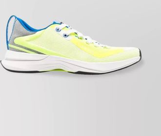 Lanvin leather panelled low-top sneakers