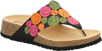 Think Koak Dot Flip Flop in Black/Kombi at Nordstrom, Size 10-10.5Us