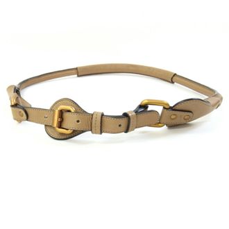 Chlo&eacute; gold Ochre Standard Belt (Pre-Owned)
