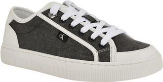 Calvin Klein Lorean Low Top Sneaker in Black at Nordstrom, Size 7.5