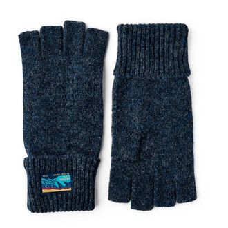 Hestra Raggwool Half Finger Handschuhe - Unisex | blau