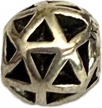 Trollbeads Womens Triangles Bead In Silver