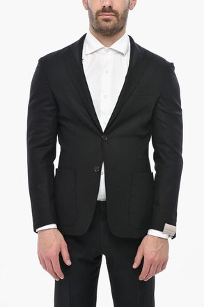 Corneliani Blazer Sfoderato WHISPER con Tasche a Toppa Corneliani