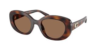 Coach HC8463U CFU08 512073 Womens Sunglasses Tortoiseshell Size 51