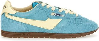 Autry Windspin suede and leather trainers