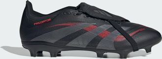 adidas adidas Performance Unisex Predator League Fold-Over Tongue Firm/Multi-Ground Boots - Black/Dark Grey - Size UK 10