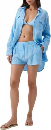 Melissa Odabash Abbie Pull-On Shorts In Oasis