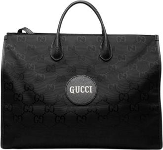 Gucci Pre-owned Off the Grid Tote Bag - Dames - Vintage Shopper - Zwart - ONE Size - Leer - Vintage
