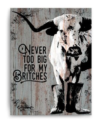 Ready2HangArt Britches Wrapped Canvas Wall Art by Olivia Rose