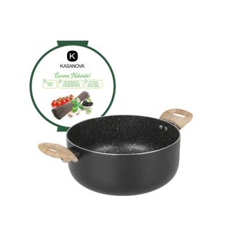 KASANOVA Casseruola 24 cm Black Stone