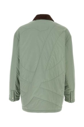 Loewe Mens Mint Green Polyester Padded Jacket Turquoise Giubbini
