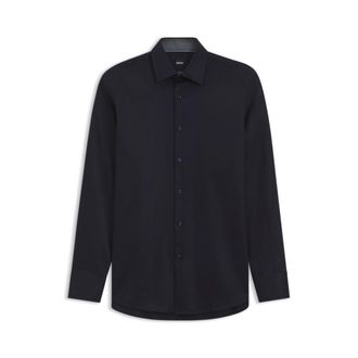 BOSS Easy-iron slim-fit shirt in cotton poplin