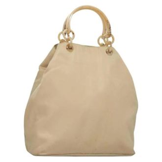 Prada Pre-owned Nylon handbags - Dames - Vintage Shopper - Beige - ONE Size - Nylon - Vintage