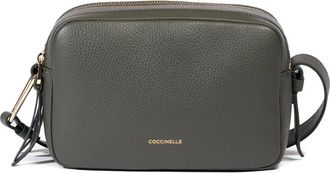Coccinelle Leren crossbodytas - Groen