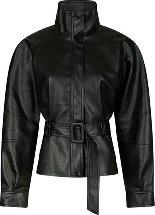 Neo Noir Jaclyn Kunstleren Jas - Dames - Jassen - Zwart - Maat: XS Leer
