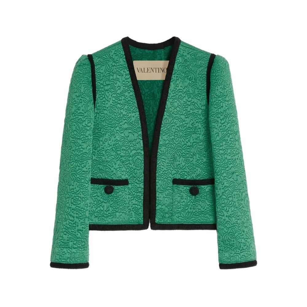 ジャケット Valentino Garavani Green Crepe Couture Oversize Blazer Valentino Garavani Green Crepe Couture oversize blazer for
