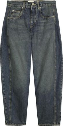 Isabel Marant Jeans, Dames, Blauw, 2Xs, Katoen, Oriane Wide Jeans