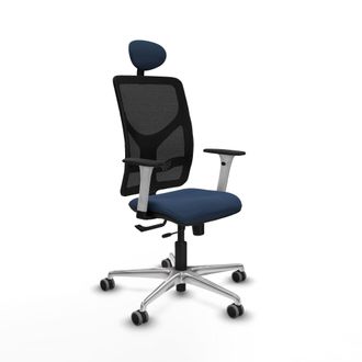 Piqueras y Crespo Silla De Oficina Piqueras Y Crespo Motilla Blanco Espuma Alta Densidad